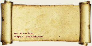 Andjelina Simjanović vizit kartica